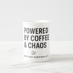 Tasse En Porcelaine Trousse de Survie pour Nouveaux Papas 'Alimenté pa