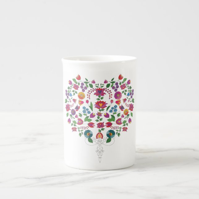 Tasse En Porcelaine Tu as toujours le coeur (Devant)
