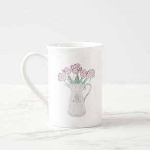 Tasse En Porcelaine Tulipes en céramique Pitcher
