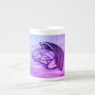 Tasse En Porcelaine Un Ange endormi sur les nuages des cieux