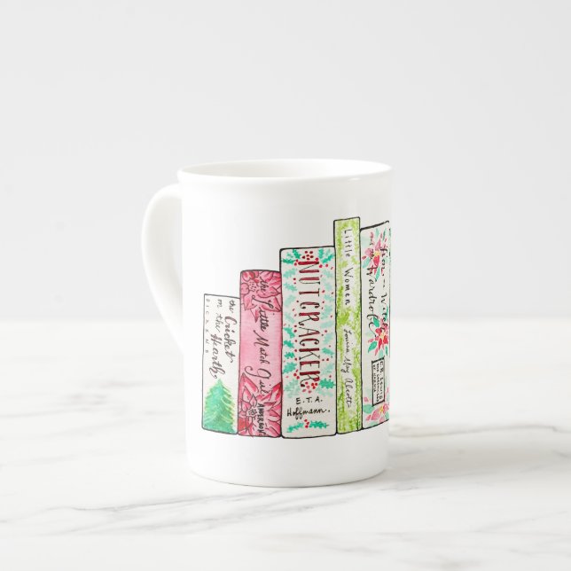 Tasse En Porcelaine Une rangée des classiques de vacances (Devant gauche)