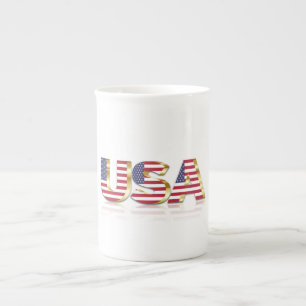 TASSE EN PORCELAINE USA