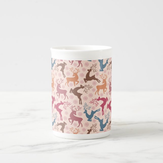 Tasse En Porcelaine vacances de Noël (Devant)