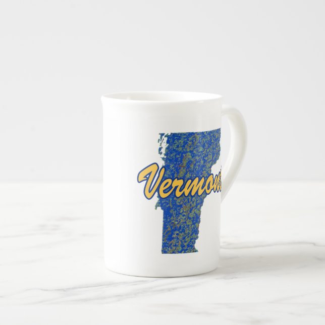 Tasse En Porcelaine Vermont (Devant droit)