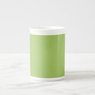 Tasse En Porcelaine Vert ressort, Vert clair clair clair clair, Vert c