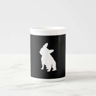 Tasse En Porcelaine Vêtements de Tête de Chien-taureau français, Tête