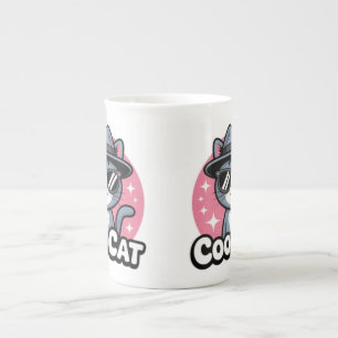 Tasse En Porcelaine Vibes de Chat Cool