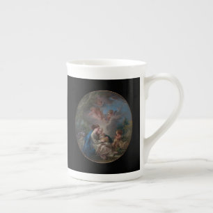 Tasse En Porcelaine Vierge et enfant avec le St John le baptiste