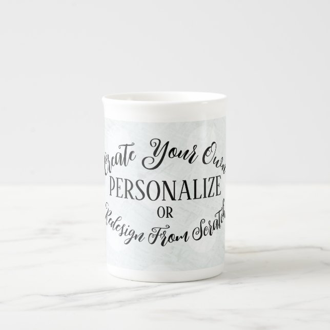 Tasse En Porcelaine Vierge personnalisable - Créez votre propre (Devant)