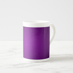 Tasse En Porcelaine Vignette granuleuse violet-noir tendance