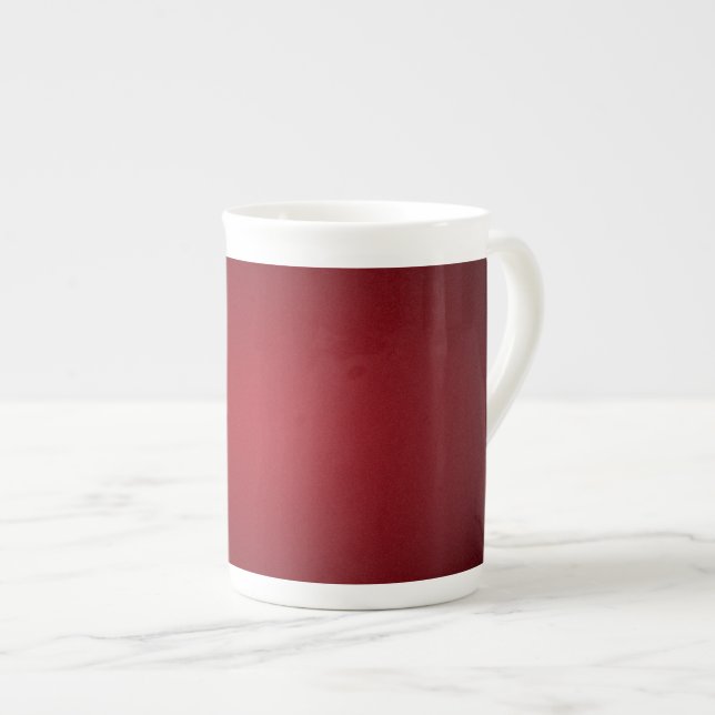 Tasse En Porcelaine Vignette rouge-noir gris tendance (Devant droit)
