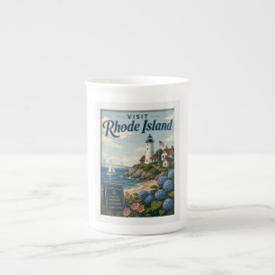 Tasse En Porcelaine Visitez Rhode Island Voyage Vintage
