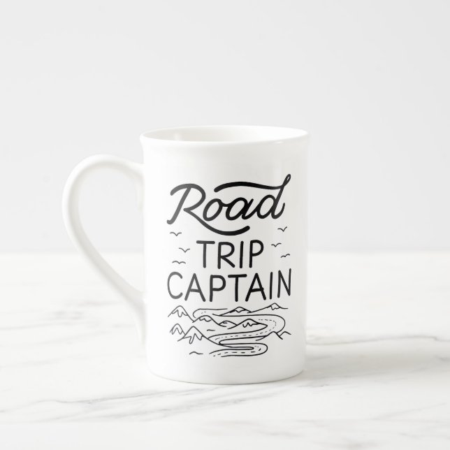 Tasse En Porcelaine Voyage sur route Capitaine I (Gauche)