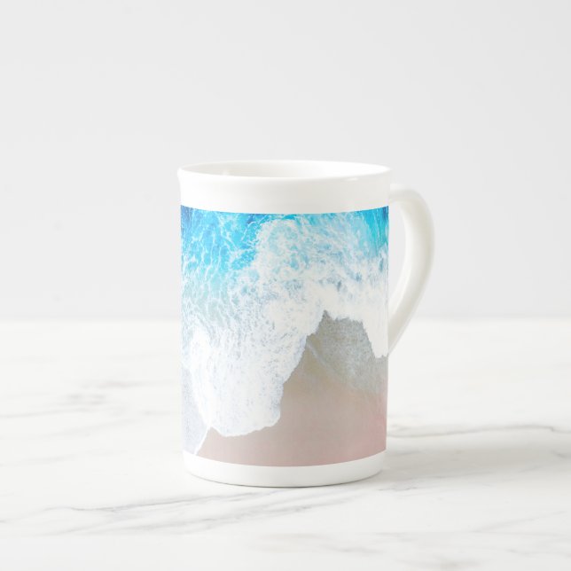 Tasse En Porcelaine Vue plage (Devant droit)