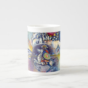 Tasse En Porcelaine Wassily Kandinsky - Saint Georges & Les Cavaliers