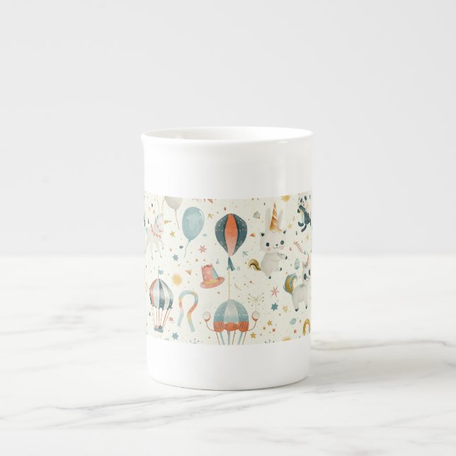 Tasse En Porcelaine Whimsical Unicorn Circus Dreams (Devant)