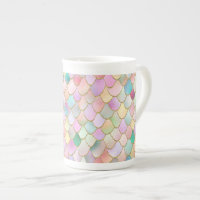 Wonky Trendy Rainbow Girl Metal Mermaid Scales