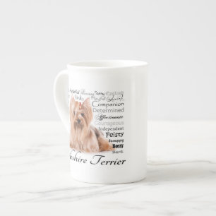 Tasse En Porcelaine Yorkie Traits Musique