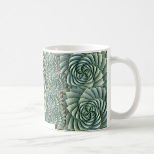 Tasse en spirale de Succulent d'aloès