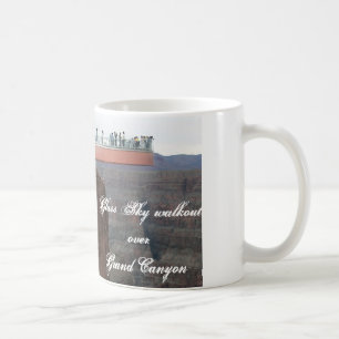 Tasse en verre 2 de Skywalk de canyon grand