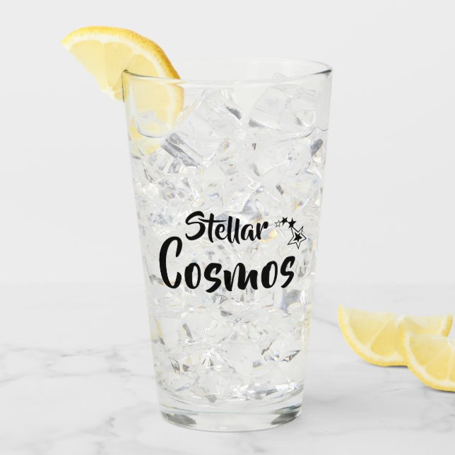 Tasse en verre Cosmos Stellaire (Devant glace)