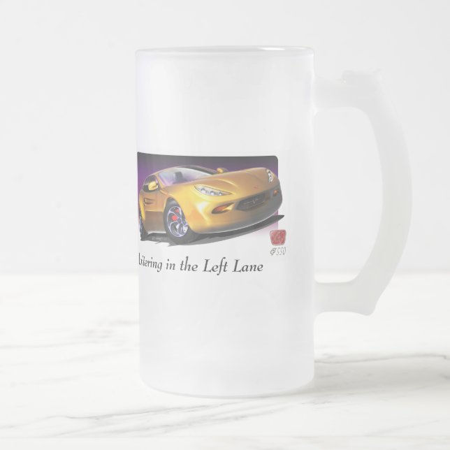 Tasse en verre de coup de Razzy (Droit)