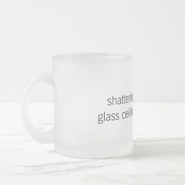 Tasse en verre de plafonds en verre d'éclatement (Gauche)
