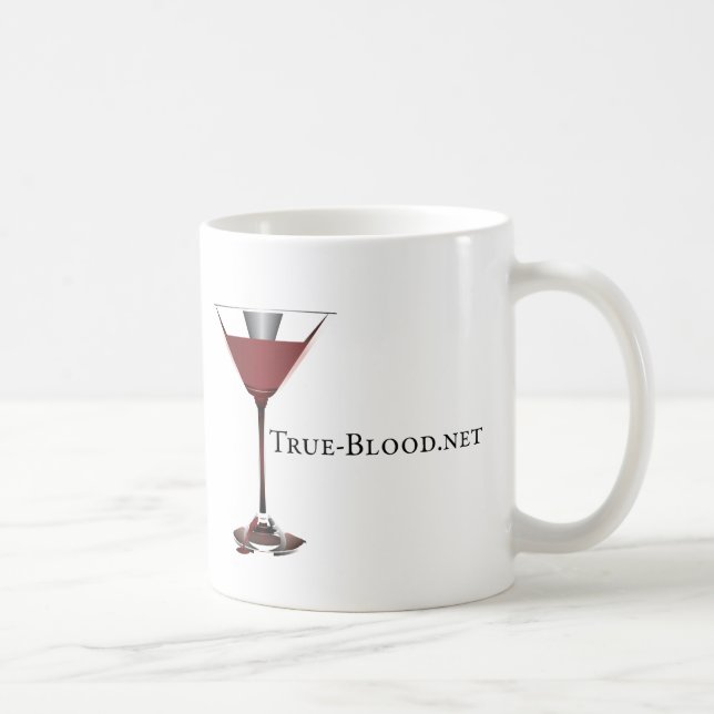 tasse en verre de True-Blood.net Martini grande (Droite)