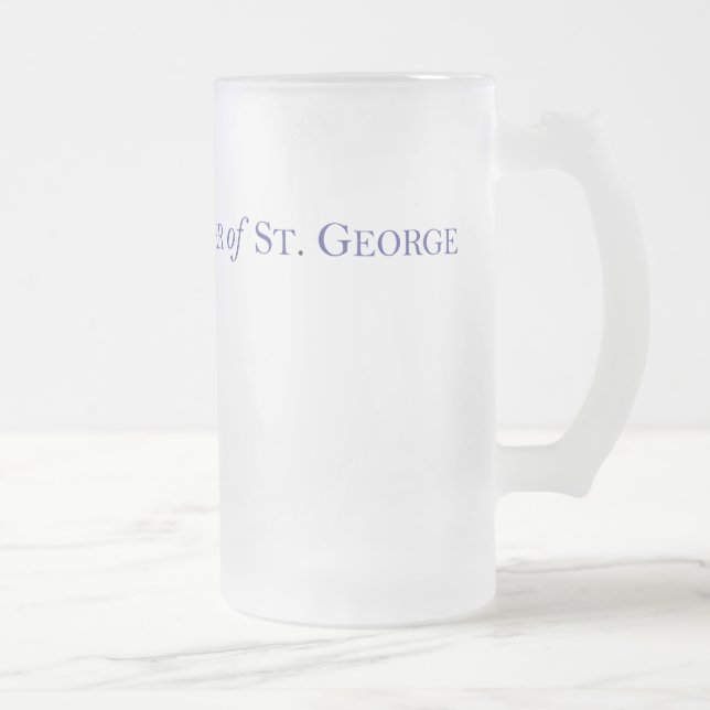 Tasse en verre dépoli (Droit)