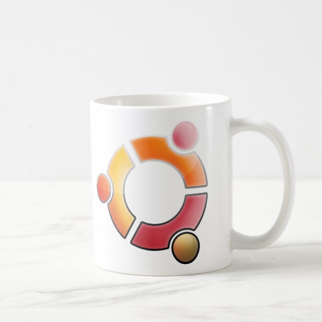Tasse en verre d'Ubuntu (Droite)