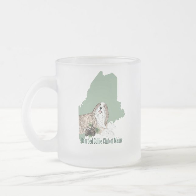 Tasse en verre givré de BCCME (Gauche)