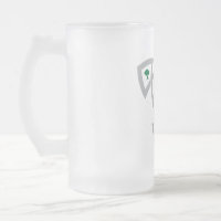 Tasse en verre givré de DAoC avec le noeud