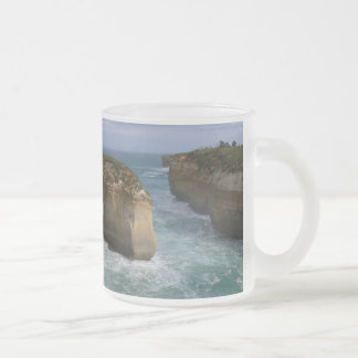 Tasse en verre givré de gorge d'Ard de loch