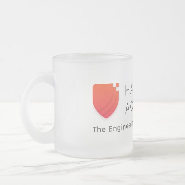 Tasse en verre givré de Hackbright (Gauche)