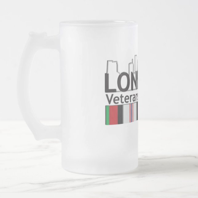 Tasse en verre givré de LSVA (Gauche)