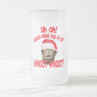 Tasse en verre givré de Noël de chameau de journée