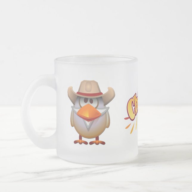 Tasse en verre givré de Plumendini (Gauche)