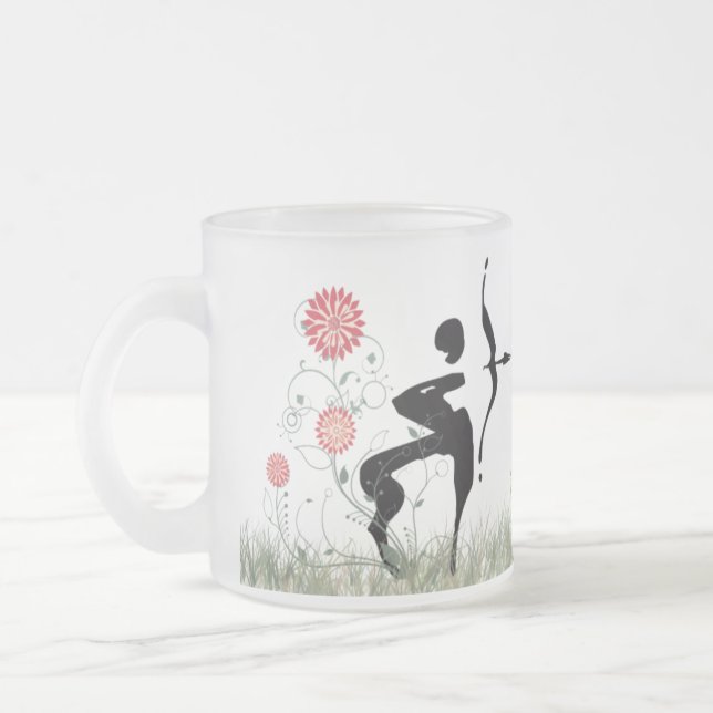 Tasse en verre givré de Saggitarius (Gauche)