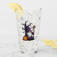 Tasse en verre Gnome Halloween