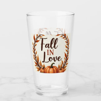 Tasse en verre pour mariage Tombez amoureux