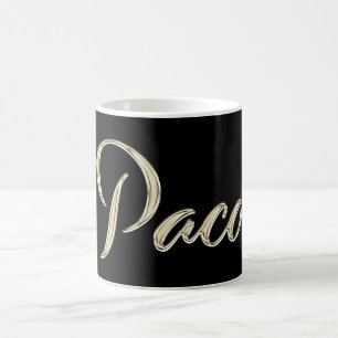 Tasse en whitegold Paco Name Tasse à café Tasse à