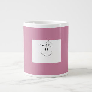 Tasse enorme rose