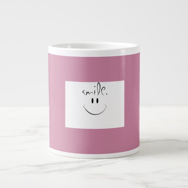 Tasse enorme rose (Devant)