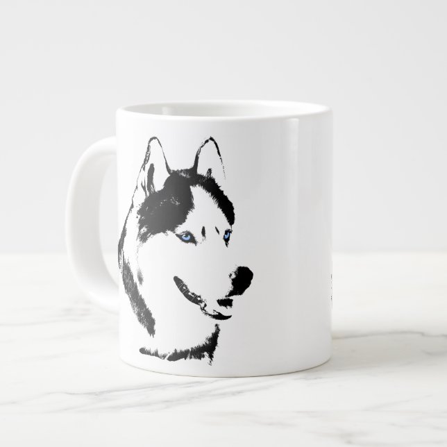 Tasse enrouée de chien de Sleg de chien de (Devant gauche)