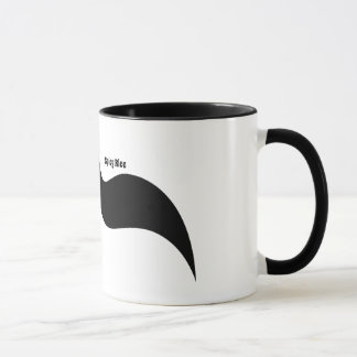 Tasse épicée de moustache de Parenthese de police