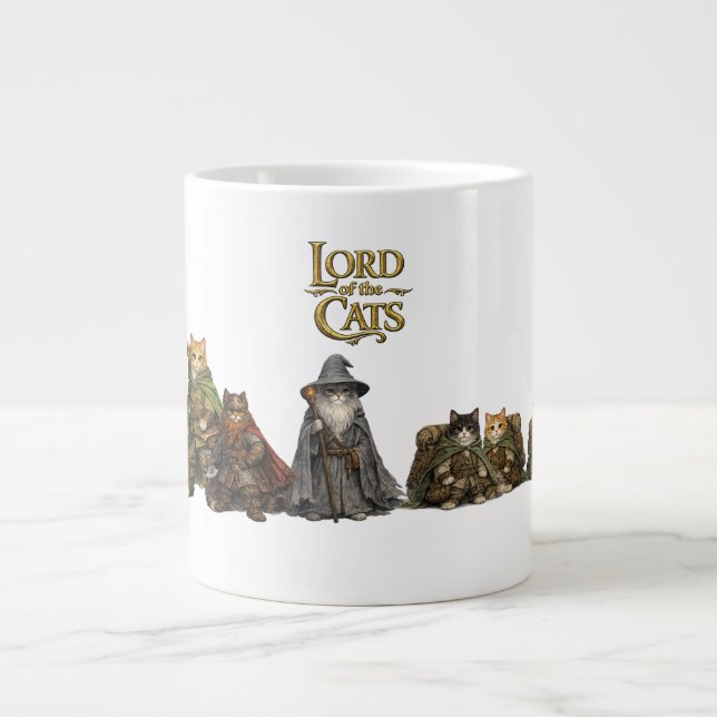 Tasse Épique de Chats de Fantaisie (Devant)