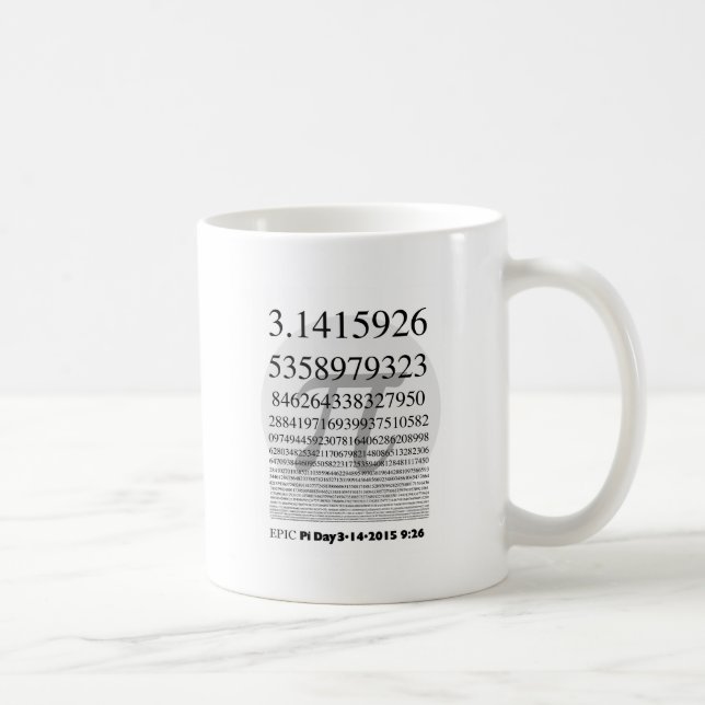 Tasse épique de jour de pi (Droite)