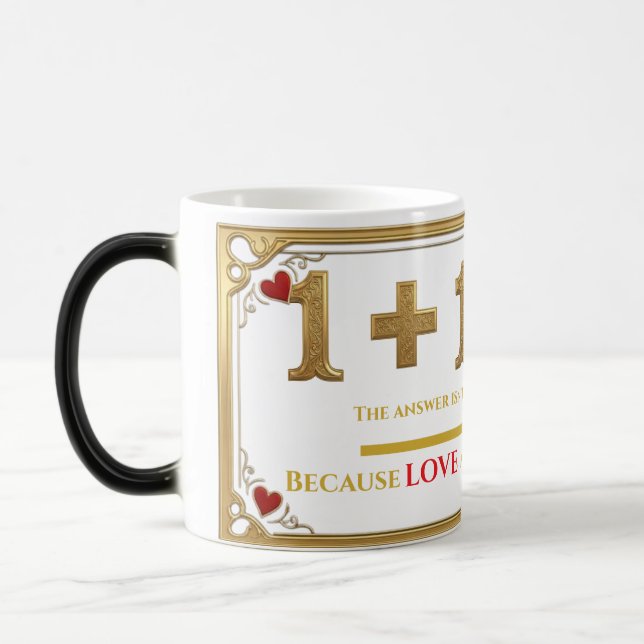 Tasse Équation de l'Amour – 1+1 n'est pas toujours (Gauche)