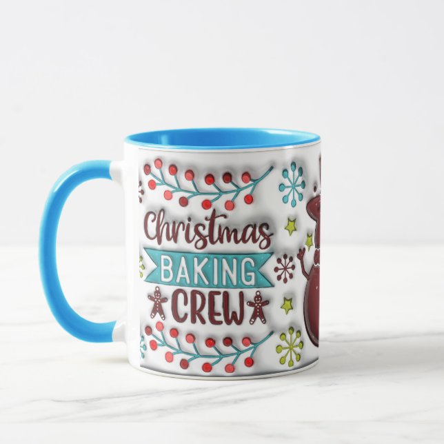 Tasse Équipe de Cuisine de Noël (Gauche)