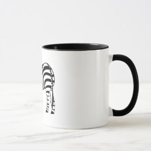 Tasse espiègle de zèbre